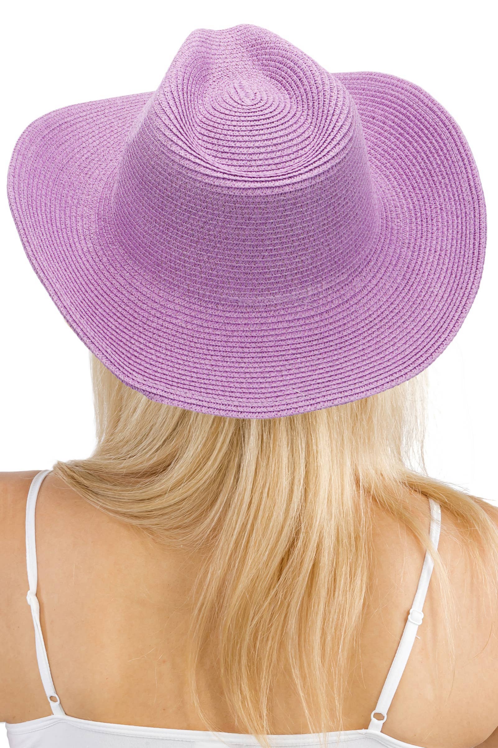 Crystal Flower Bling Patch Paper Straw Yeehaw Cowboy Hat: BEIGE / ONE SIZE